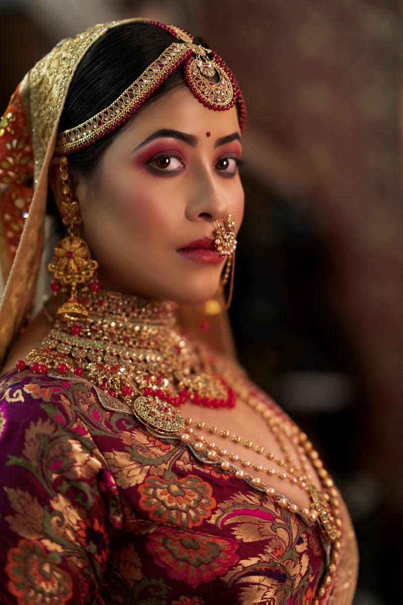 Woman in Indian Bridal Wear